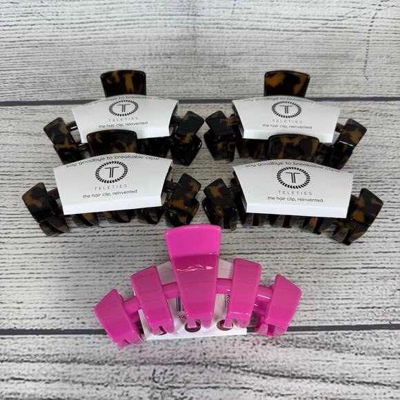 Teleties Assorted Lot Of 32 Hair Clips - Picture 8 of 15